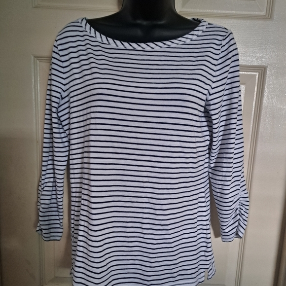 Talbots striped blouse size small A-49 5/$25 - Picture 1 of 3